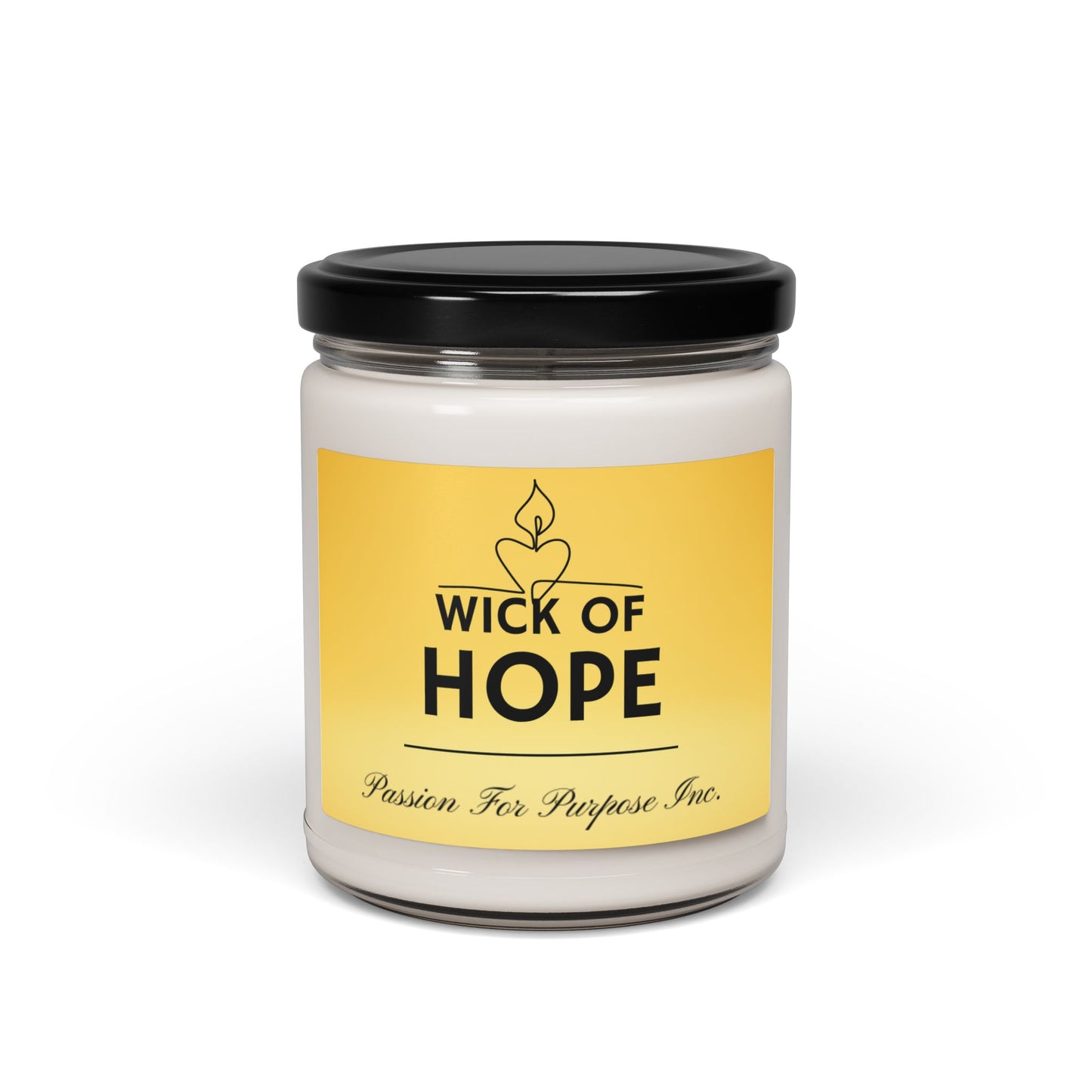 Soy Candle - Wick of Hope 9oz Scented Candle