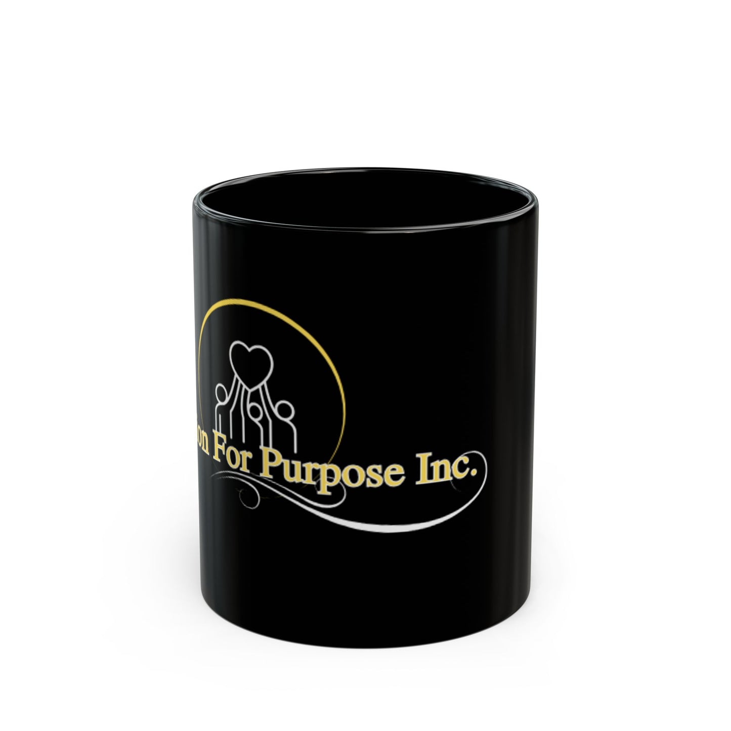 Passion For Purpose Inc. Black Mug - 11oz & 15oz | Inspirational Coffee Cup for Meaningful Moments