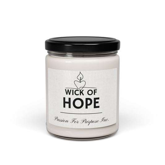 Soy Candle - Wick of Hope 9oz Scented Candle