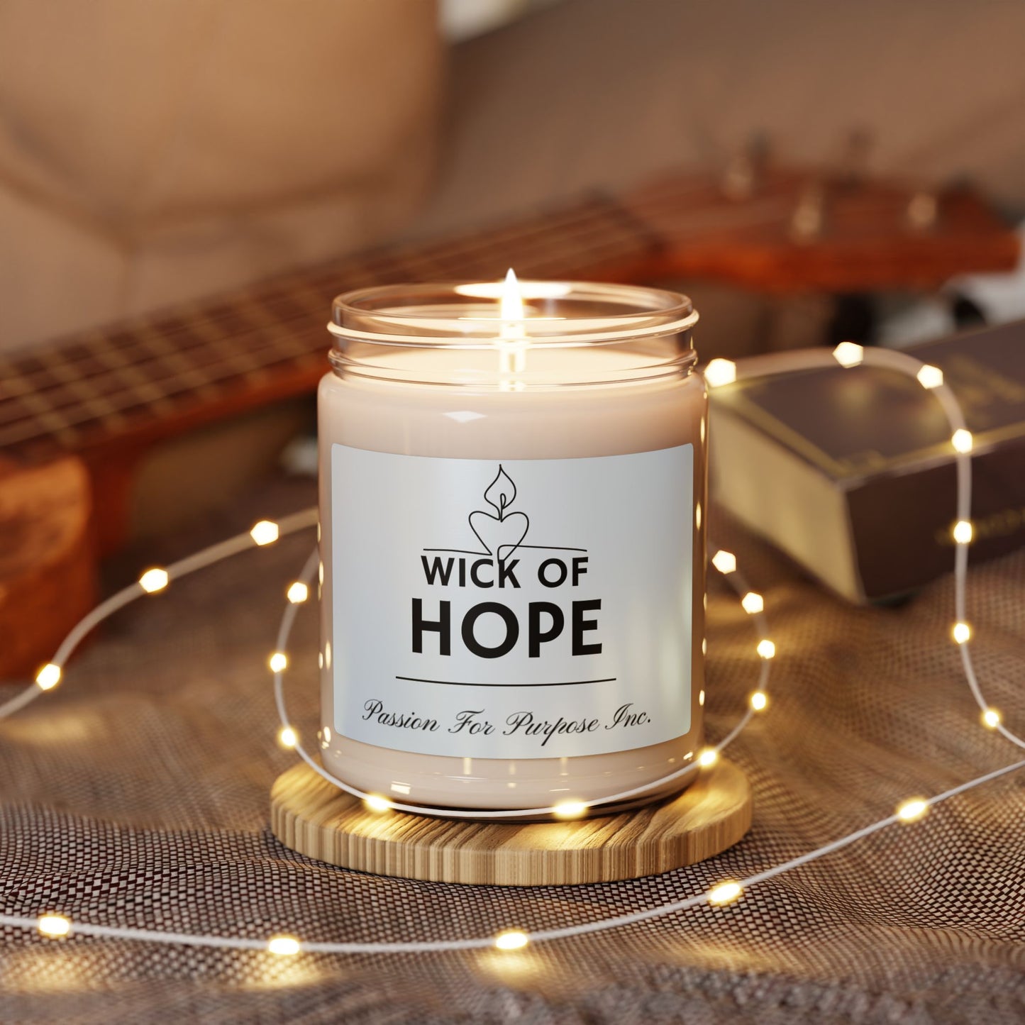 Soy Candle - Wick of Hope 9oz Scented Candle