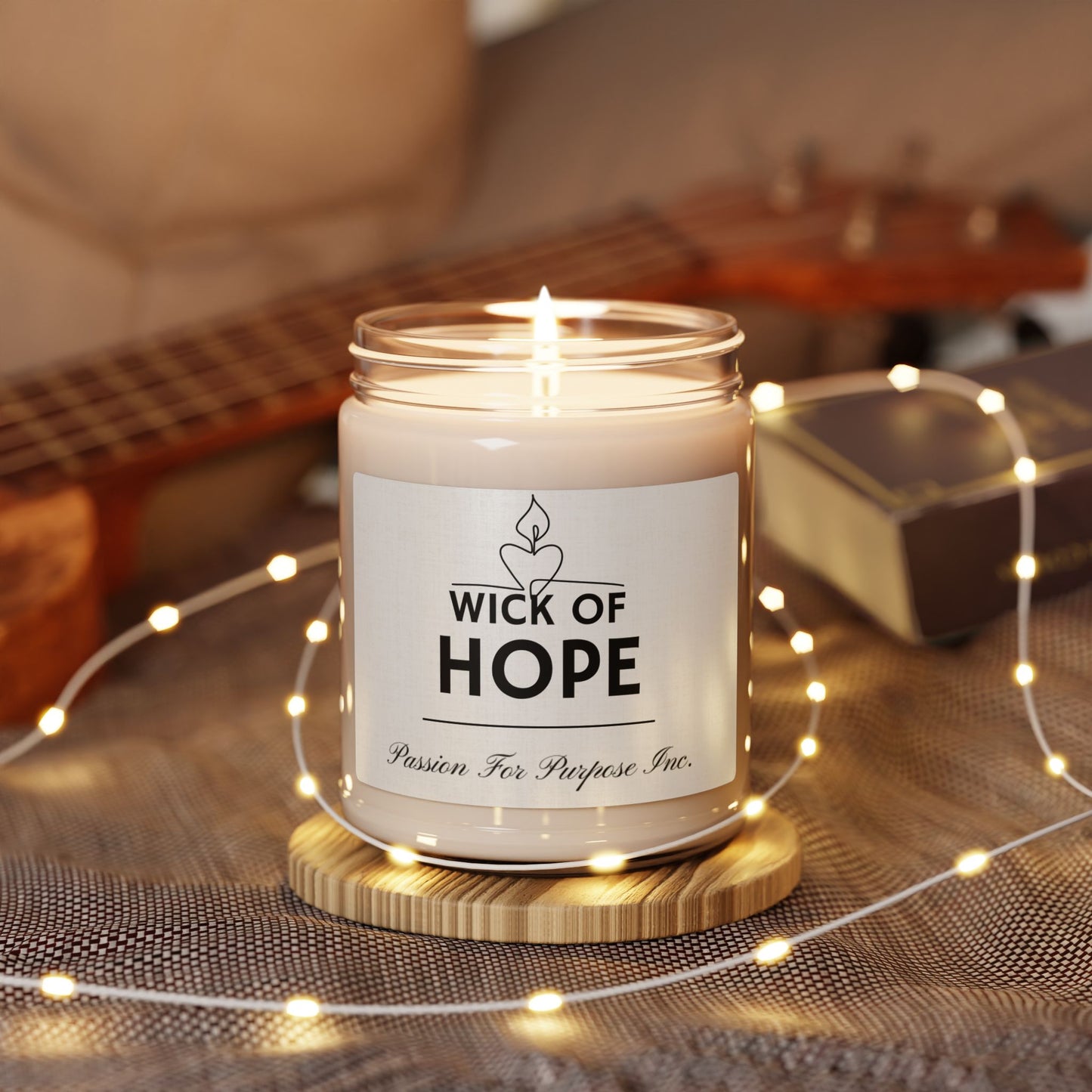 Soy Candle - Wick of Hope 9oz Scented Candle